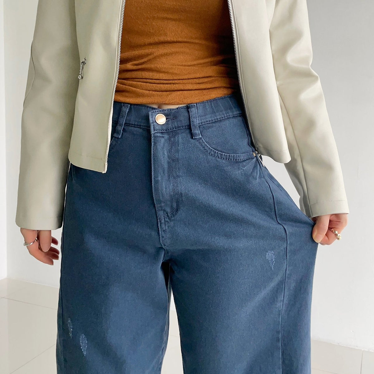 MOMS WEAR HOWLUK Curved wide pants