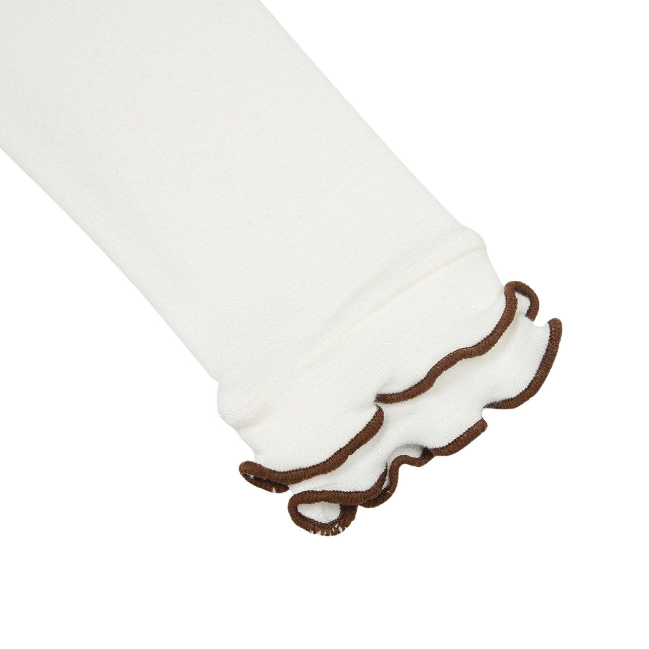 FORK CHIPS Ruffle turtle neck top