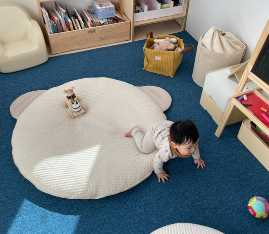 Allforhome Bear Face Play Mat