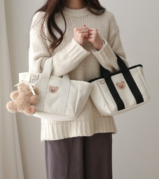 CHEZBEBE Check String Tote Bag