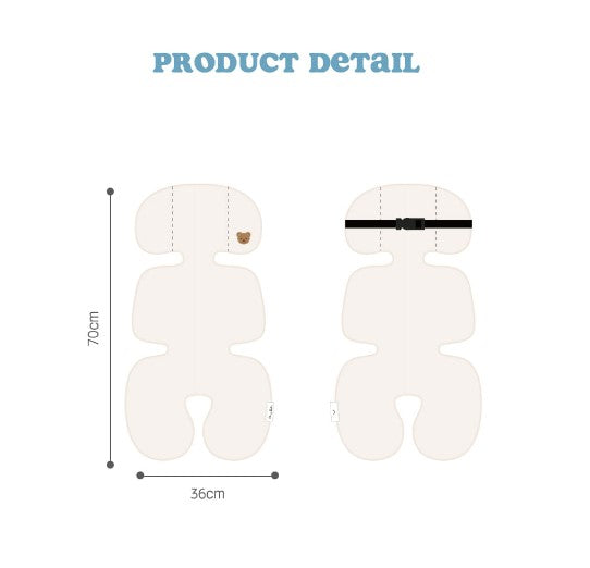 Chezbebe Duraron Cooling Stroller Thin Liner