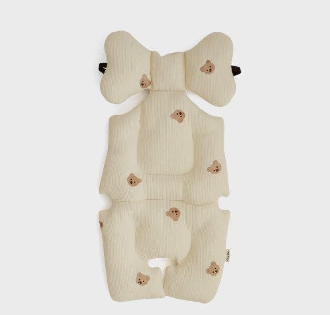 Chezgomi(Bear) 100% Gauze Stroller Liner