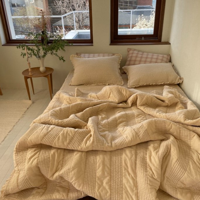 ALL4HOME Adult Pudding Ruffle Blanket