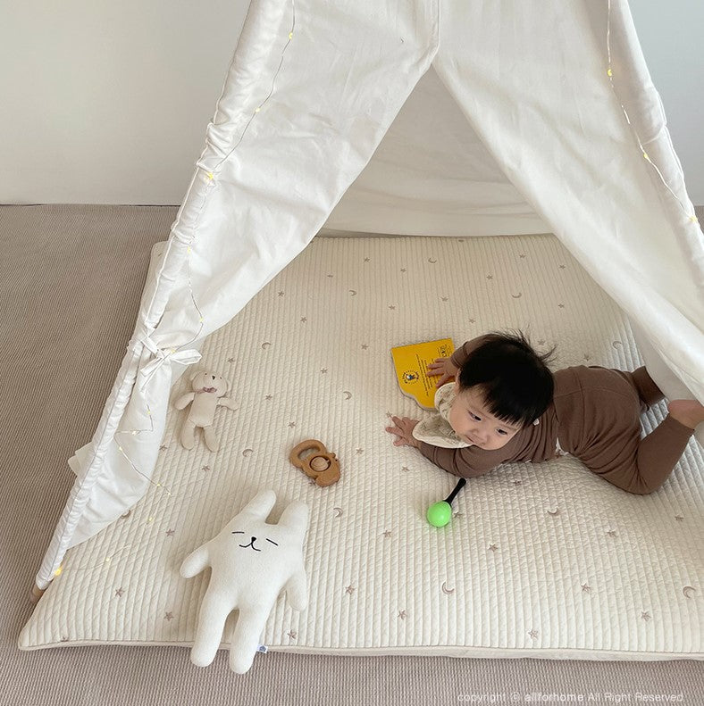All4home Star and Moon Quilted Kids Size Korean-style mattress