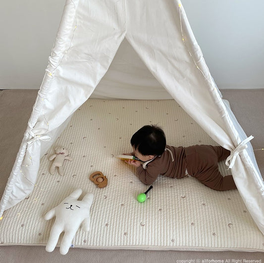 All4home Star and Moon Quilted Kids Size Korean-style mattress