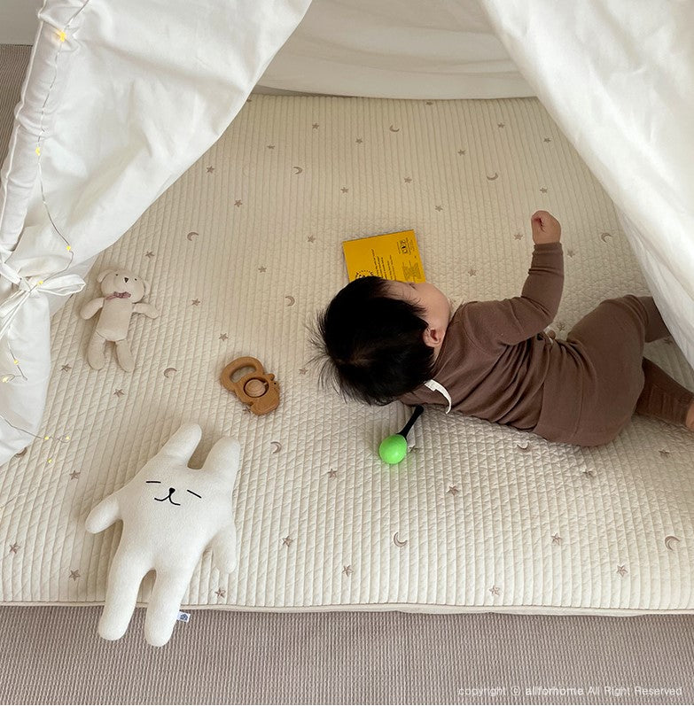 All4home Star and Moon Quilted Kids Size Korean-style mattress