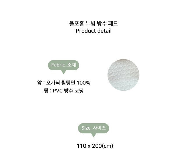 All4home Super Single Waterproof Pad