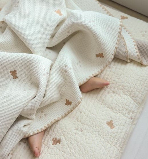 Bear and Star Jacquard Blanket