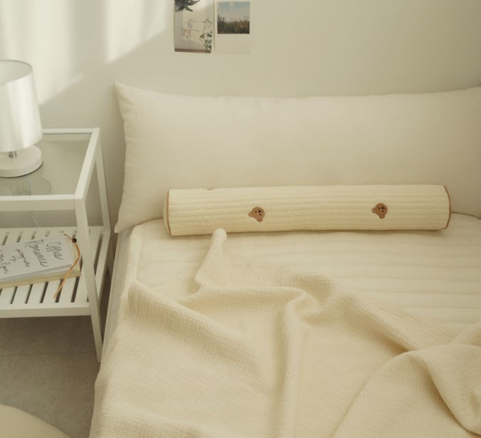 Chezgomi(Bear) 100% Quilted Long Cushion