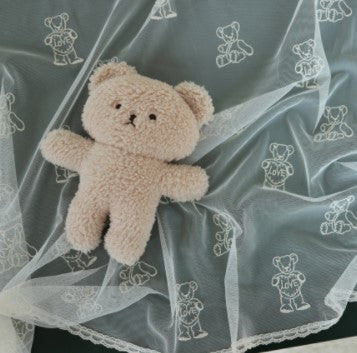 Vintage Bear Lace Stroller Cover
