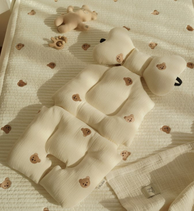 Chezgomi(Bear) 100% Gauze Stroller Liner