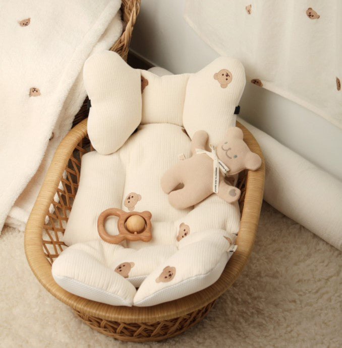 Chezgomi(Bear) 100% Gauze Stroller Liner
