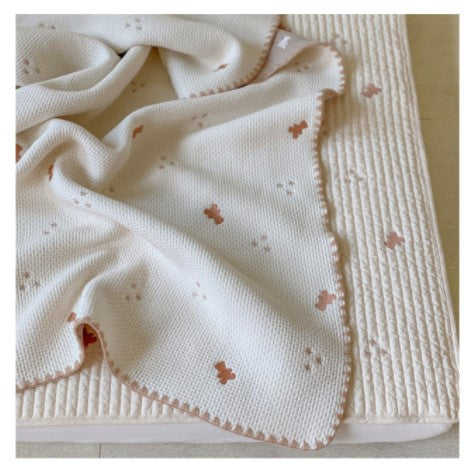 Bear and Star Jacquard Blanket