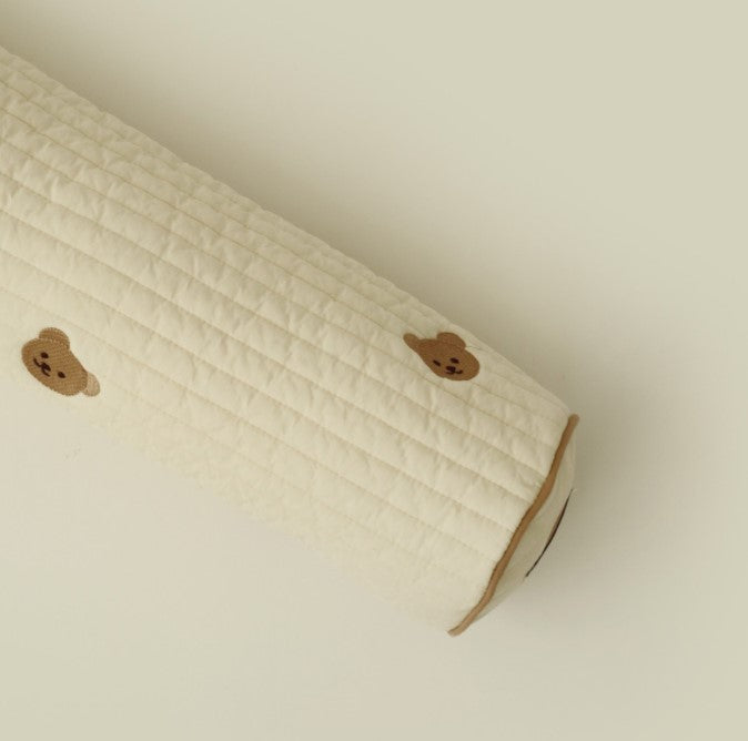 Chezgomi(Bear) 100% Quilted Long Cushion
