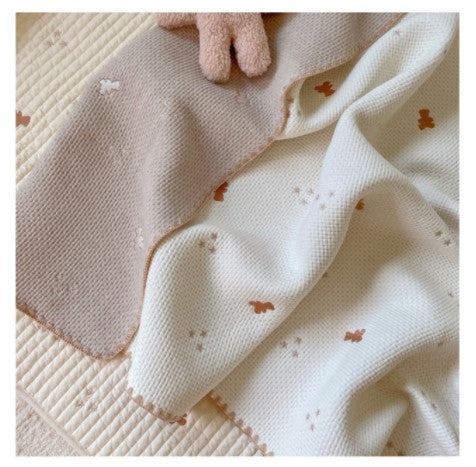 Bear and Star Jacquard Blanket