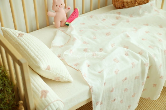 Chezbbit(Rabbit) 2-Layered Gauze Blanket
