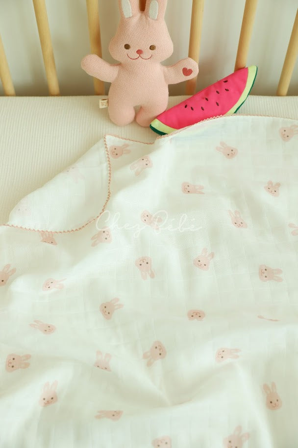 Chezbbit(Rabbit) 2-Layered Gauze Blanket