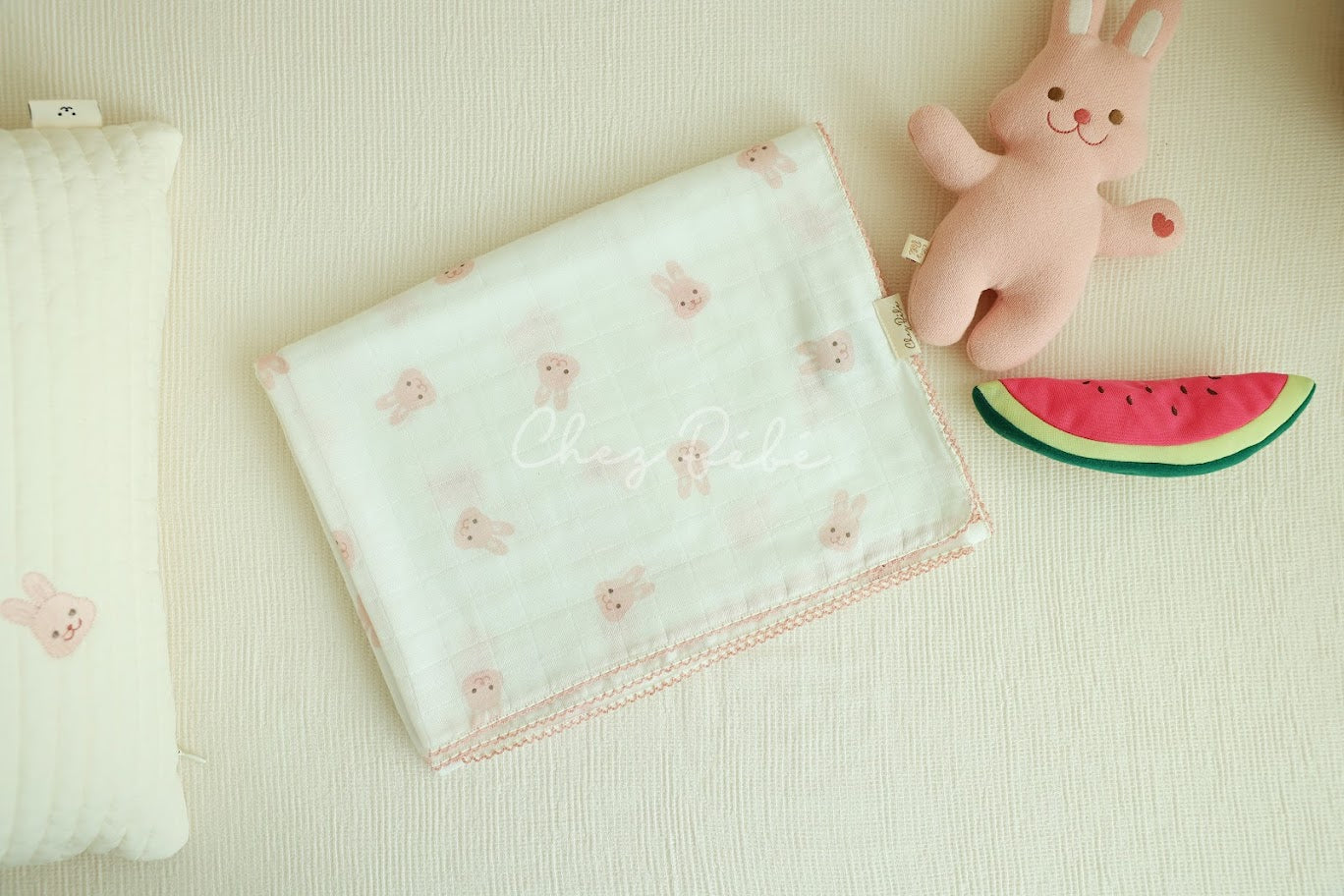 Chezbbit(Rabbit) 2-Layered Gauze Blanket