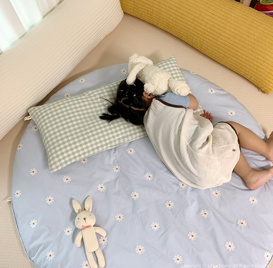 Checkered and Dot Long Cushion