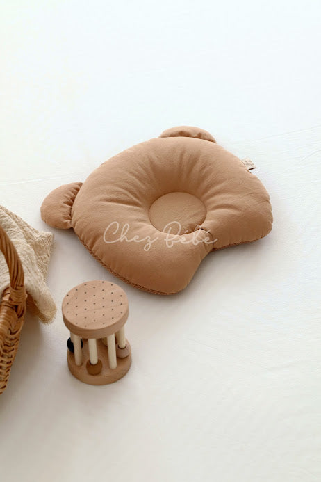 Chezbebe Bear Infant Flat Pillow (Cotton/Mesh)