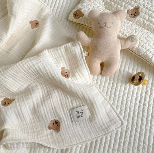 Chezgomi(Bear) 100% Gauze Blanket