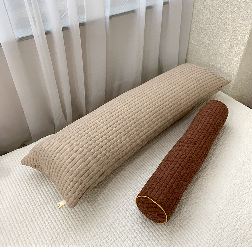 Quilted Bumper Cushion / Body Pillow