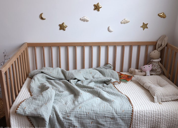 Star and Moon gauze blanket