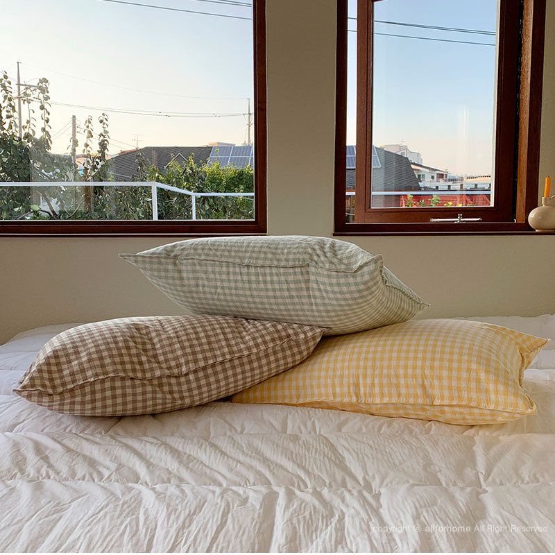 ALL4HOME Adult Checkered Pillow
