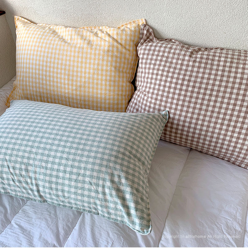 ALL4HOME Adult Checkered Pillow
