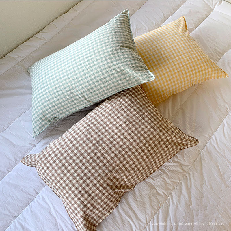 ALL4HOME Adult Checkered Pillow