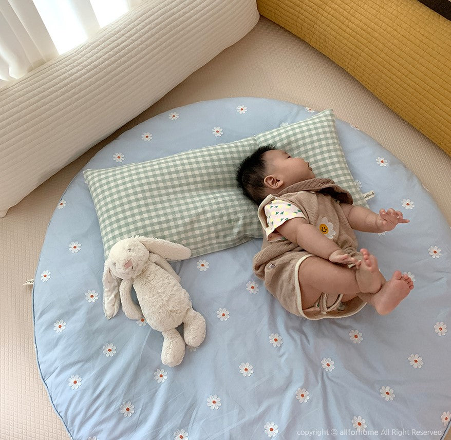 Checkered and Dot Long Cushion