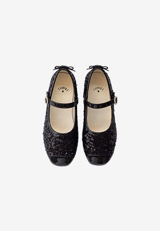 I LOVE J spangle sandal