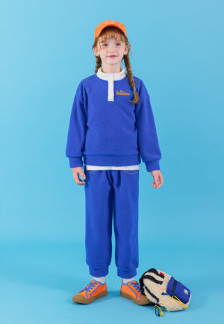 I LOVE J color-blocked fleece 2pc set