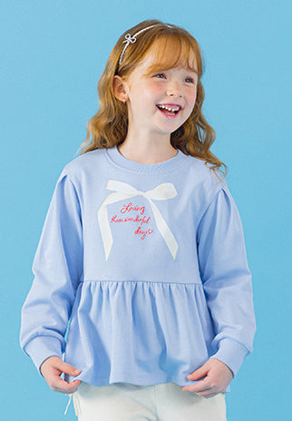 I LOVE J weening ribbon mtm top