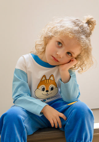 I LOVE J TODDLER color-blocked top