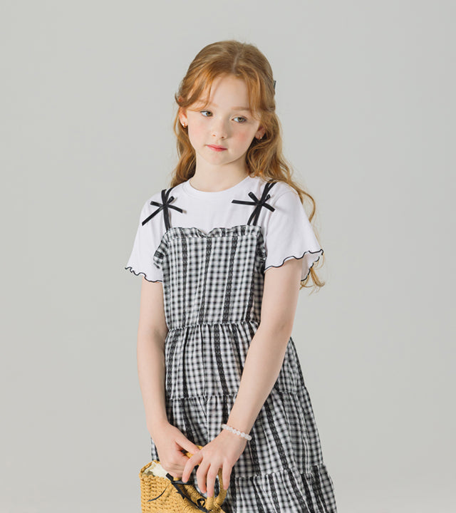 I LOVE J fortju check dress