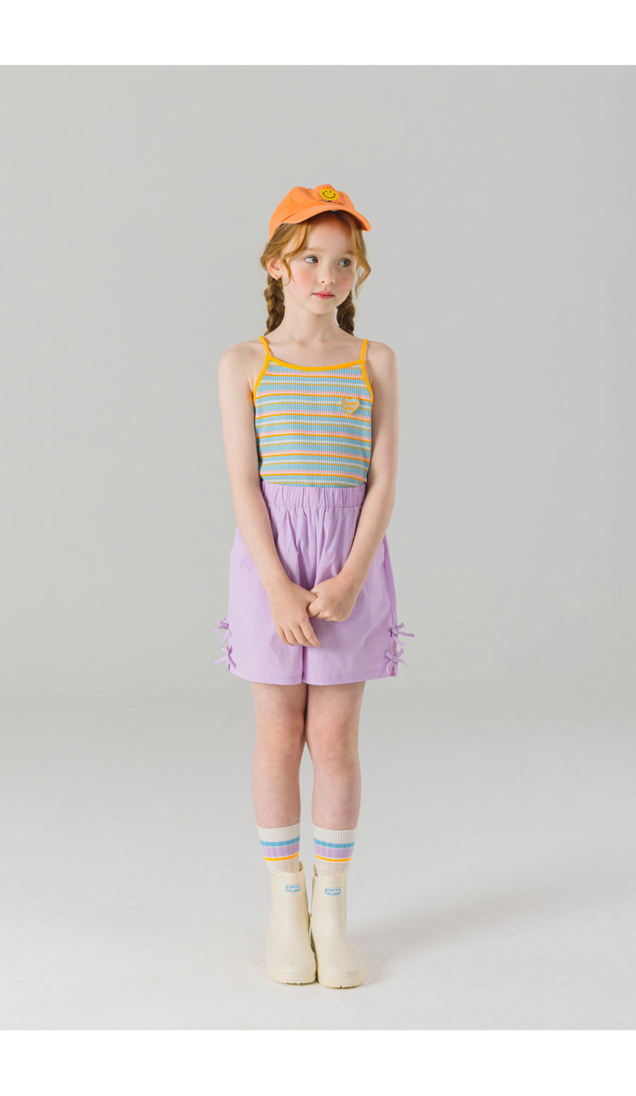 I LOVE J perint stripe tank top
