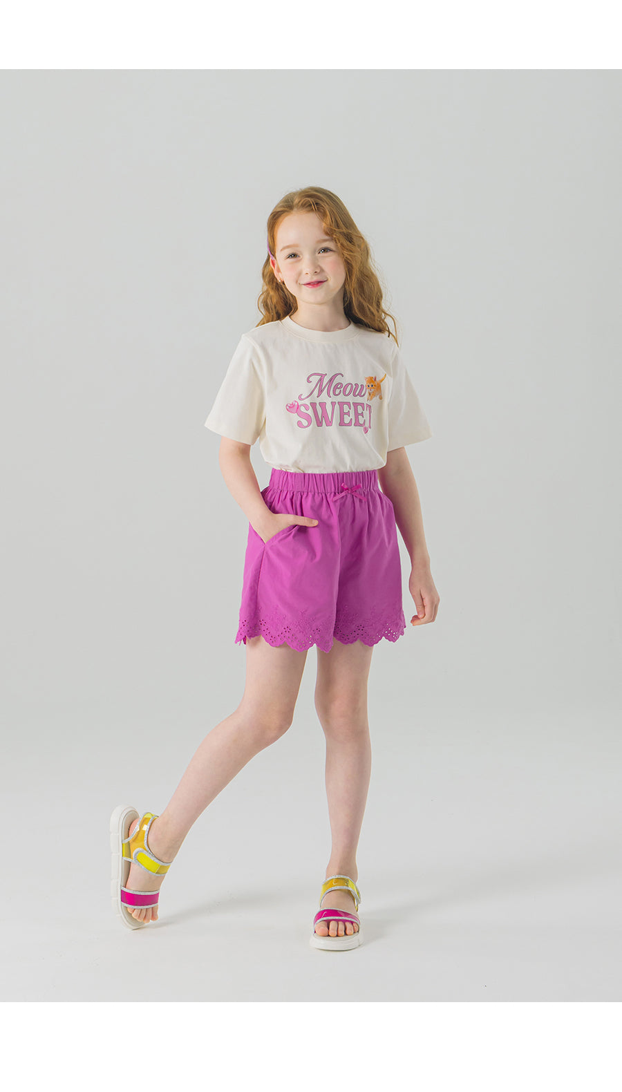 I LOVE J riend eyelt shorts