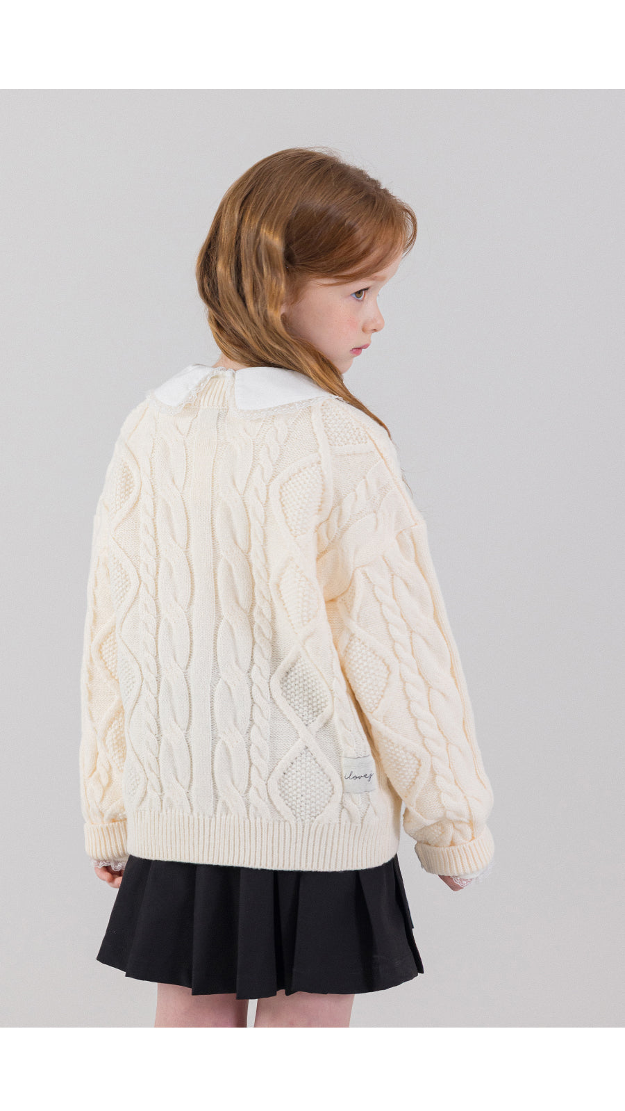 I LOVE J beberi bow knit cardigan
