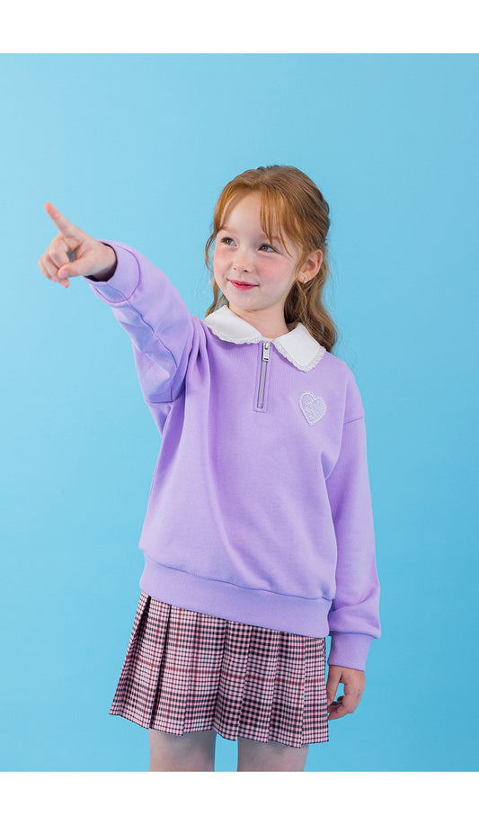 I LOVE J gento collar mtm top