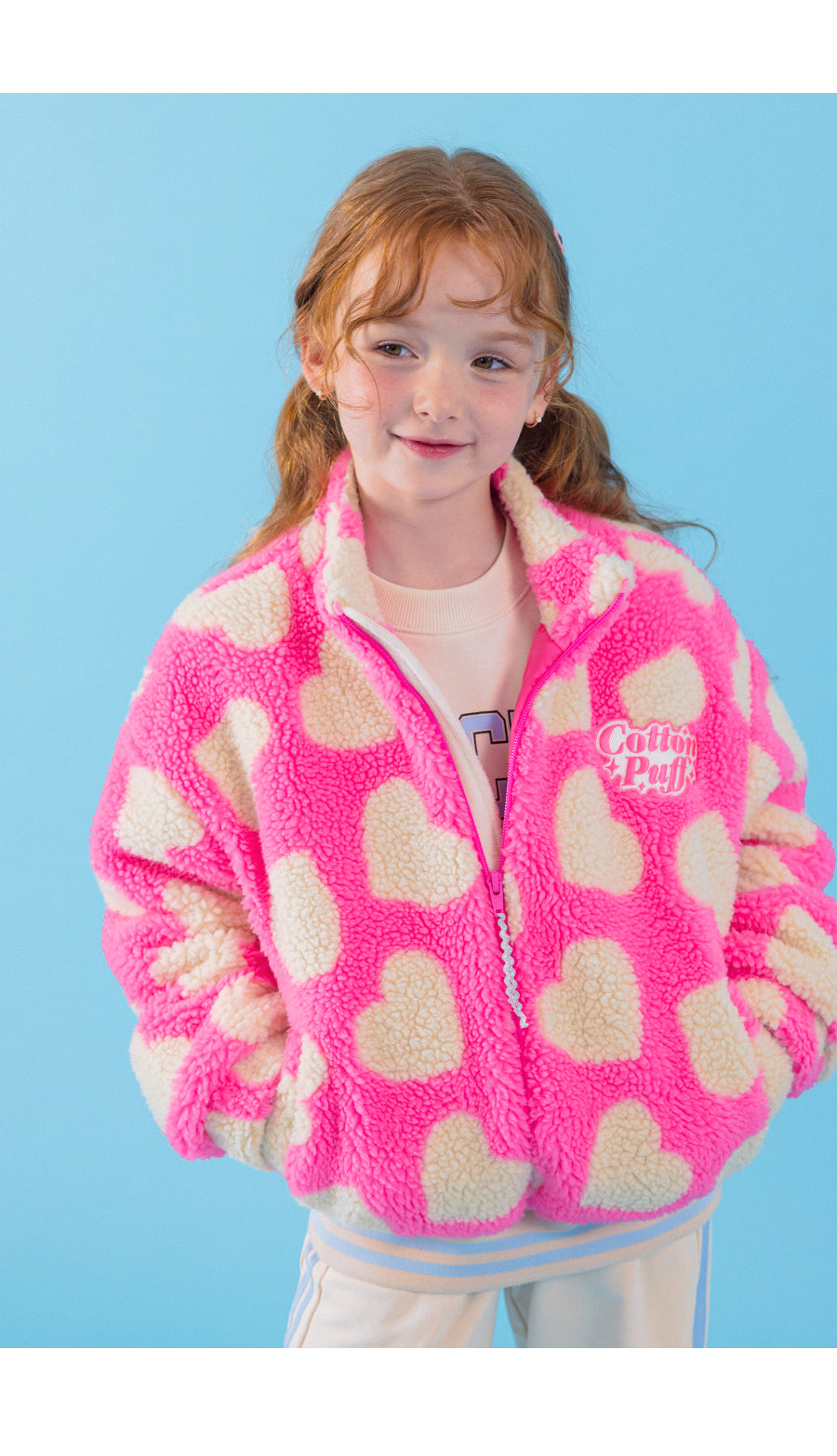 I LOVE J Judique dumble zip-up jacket