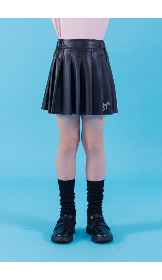 I LOVE J wonderland leather skirt
