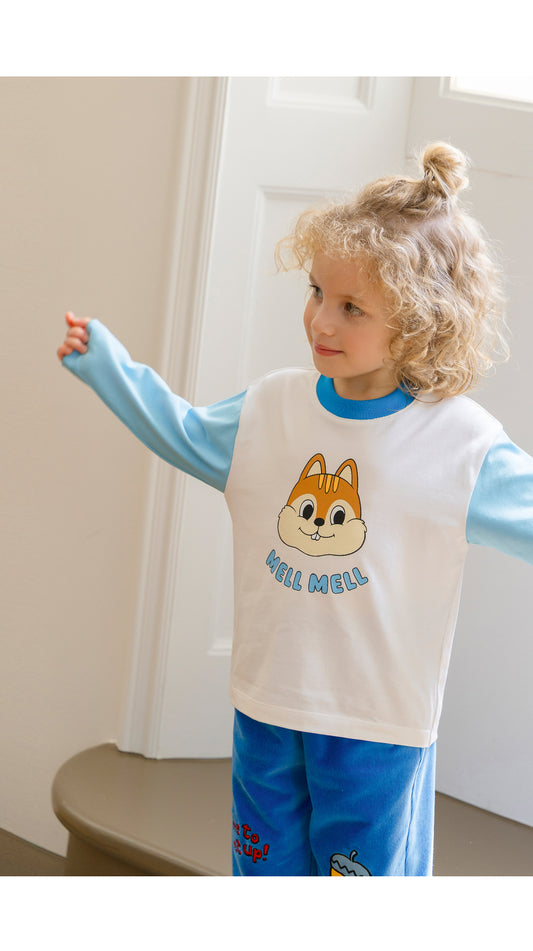 I LOVE J TODDLER color-blocked top