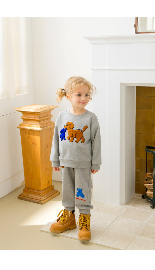 I LOVE J TODDLER boucle mtm top