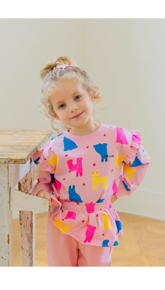 I LOVE J TODDLER shirring single top