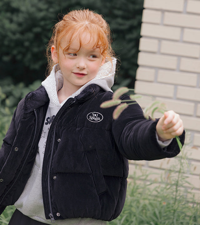 I LOVE J Plato velvet solarball padding jacket