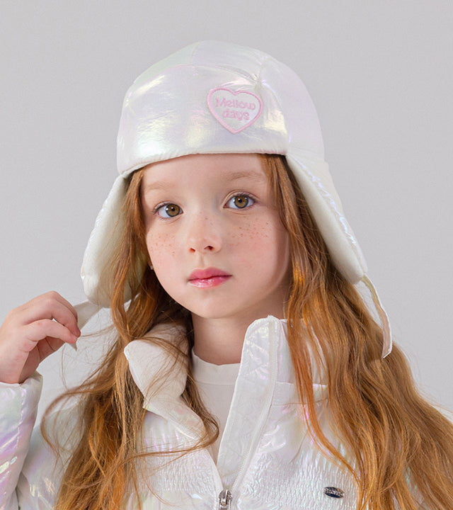 I LOVE J Mellow day padding earmuff hat