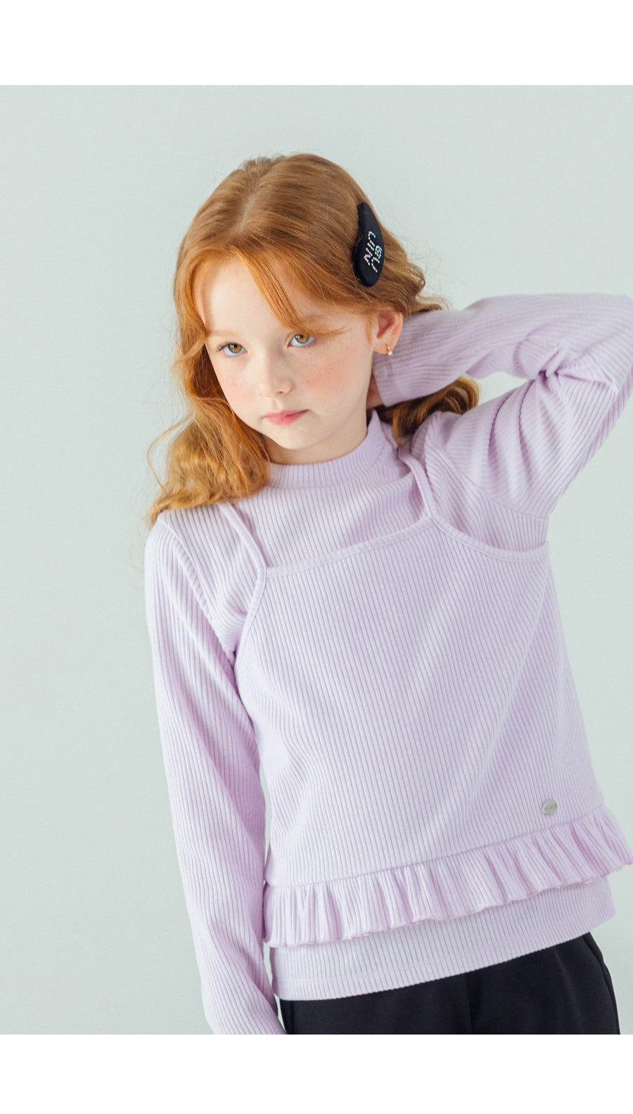 I LOVE J Shirring bustier top