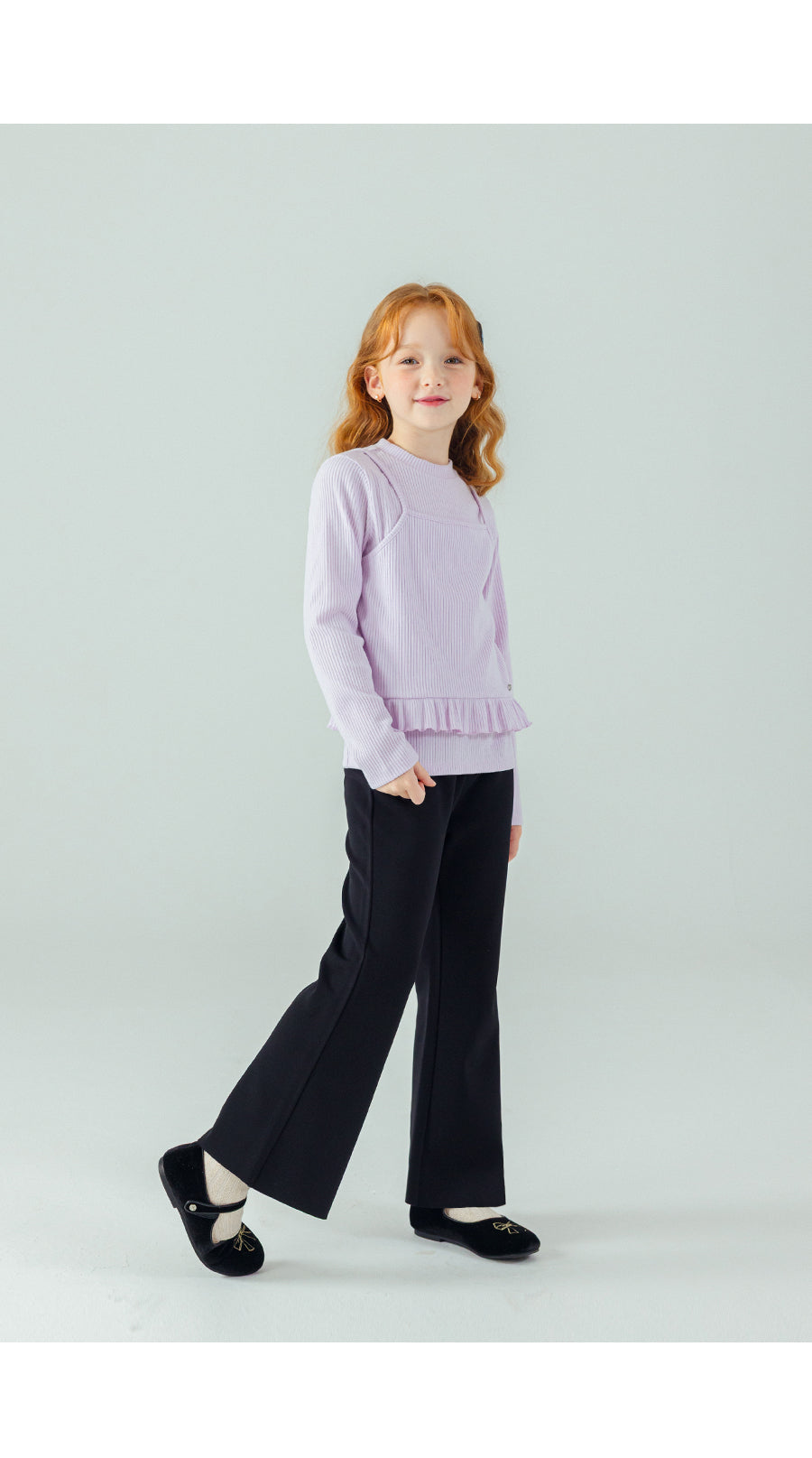 I LOVE J Shirring bustier top