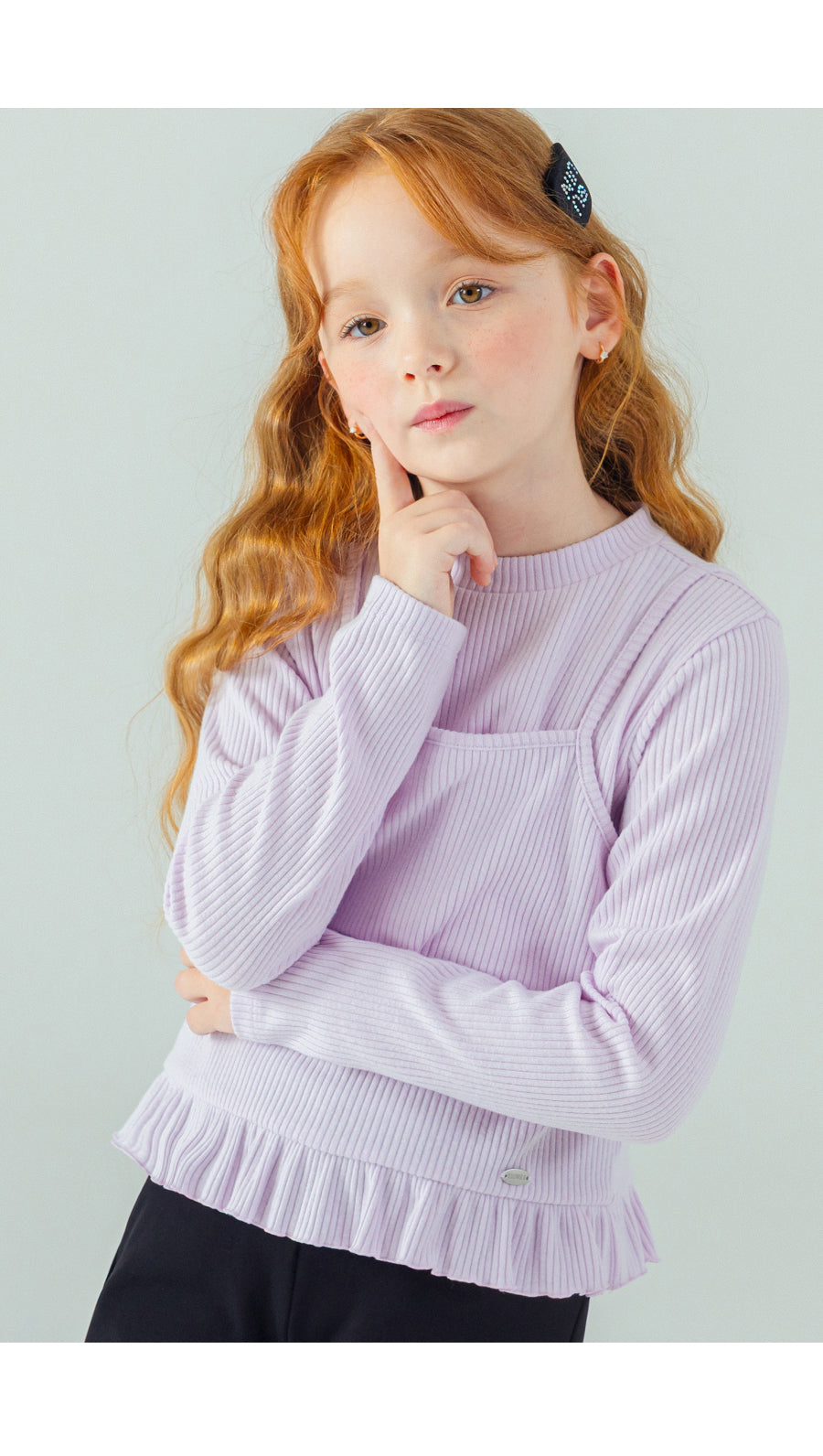 I LOVE J Shirring bustier top